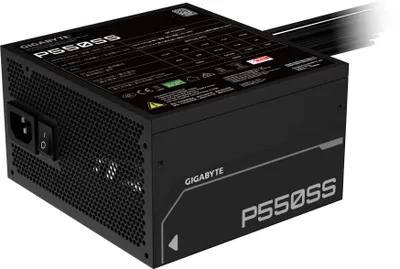 Immagine prodotto di GIGABYTE P550SS Power Supply - PCIe 5.0, 80 PLUS Silver, 120mm Fan, ATX 3.0 compatible, EU Plug