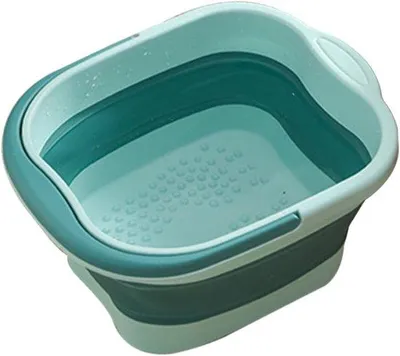 Immagine prodotto di Vasca pieghevole per pediluvio, accessori per pediluvio, pediluvio portatile per alleviare lo stress, secchio portatile, secchio grande per pediluvio, pediluvio portatile