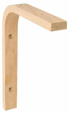 Produktbild von AMIG Fachbodentrager/Regalstander aus Holz - hellbraun - H250 x B200 mm