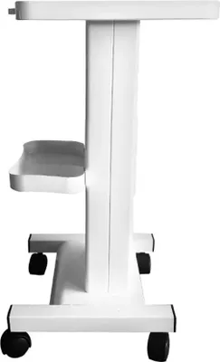 Produktbild von Salonwagen - Rollwagen für Beauty/Spa - Zwei Steckdosen - Max. 45 kg - Vier Rollen (zwei mit Bremse) - Eisen - 35,5×33,5×70 cm - Weiß