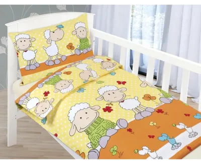 Obrázok produktu pre Bavlnené detské obliečky - 90x135 cm, 45x60 - biele