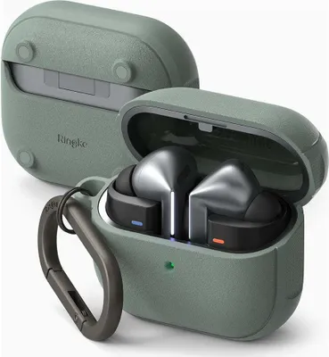 Produktbild von Schutzhülle für Galaxy Buds 3 / Buds 3 Pro, Rearth Ringke Onyx Magnetic, Grün
