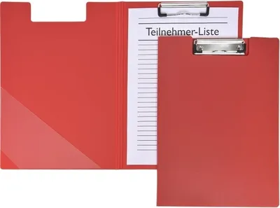 Produktbild von Klemmbrettmappe A4 PP rot