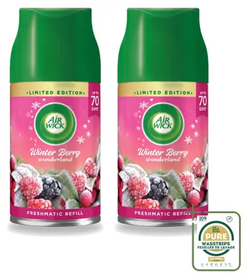 Image de 2 recharges Air Wick Freshmatic - Winter Berry Wonderland - 250 ml - Pack de 2