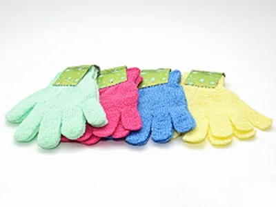 Produktbild von 2er Massage Handschuh., 100% Polyester, Farbe zufällig