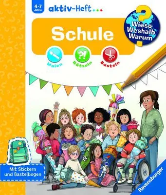 Immagine prodotto di Wieso? Weshalb? Warum? aktiv-Heft - Schule