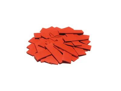 Zdjęcie produktu dla Konfetti Slowfall prostokątne 55x18mm, czerwone, 1kg