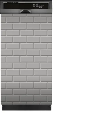 Produktbild von Aufkleber sticker 45x80 cm Dekorative folie Spülmaschine - farbige Backstein Ziegel