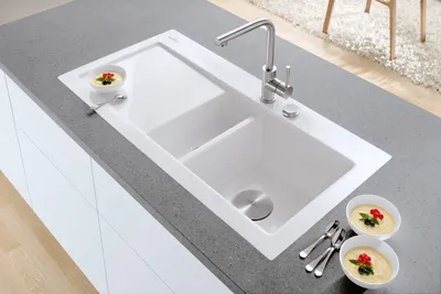 Produktbild von Villeroy & Boch Armatur Wasserhahn Modern Steel 96680105 Edelstahl massiv Anthracite Hochdruck - inkl.