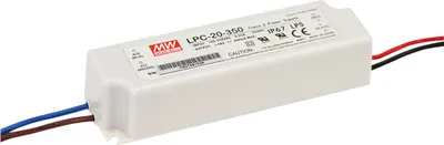 Produktbild von MEANWELL LPC-20-350 - LED Schaltnetzteil ohne PFC - 9-48V/350mA CC