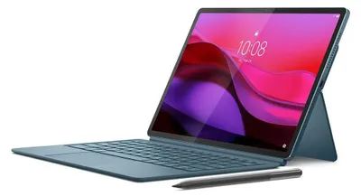 Produktbild von Lenovo Yoga Tab Plus, 32,3 cm (12.7"), 2944 x 1840 Pixel, 256 GB, 16 GB, Android 14, Türkis
