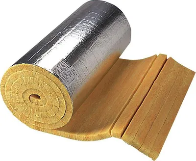 Produktbild von Glaswolle Lamellenmatte Isolierung z.B. Abgasrohre Rauchrohrisolierung 20-50 mm Stärke : 50+5000mm
