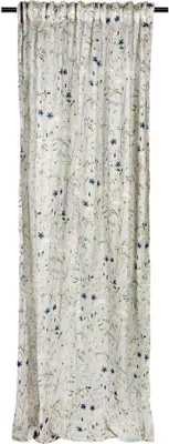 Produktbild von Verdeckter Schlaufenschal - 130 x 250 cm - Creme - Blau - Grün - Polyester - Blüten