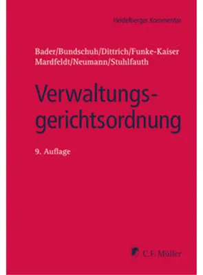 Obrázek produktu pro Verwaltungsgerichtsordnung