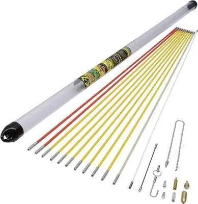 Immagine prodotto di C.K. MightyRod PRO Kabeleinziehstangen 12 m Super Satz T5422 1 Set (T5422)
