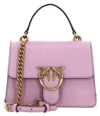 Produktbild von PINKO Handtasche Umhängetasche Love One Top Handle Mini Light Light Pink + Antique Gold rosa
