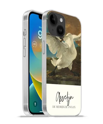 Produktbild von MuchoWow® Handyhülle Schutzhülle Hülle für Apple iPhone 14 - Softcase Der gefährdete Schwan - Asselijn - Alte Meister Silikon Softcase Handy Hülle - Mobiltelefonhülle