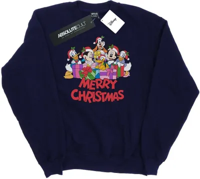 Image de Disney - "Mickey Mouse and Friends" Sweat-shirt pour homme BI38823 (XL) (Bleu marine)