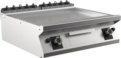Immagine prodotto di Piastra per barbecue a gas Mareno M1-900 con superficie liscia cromata opaca, 80 cm