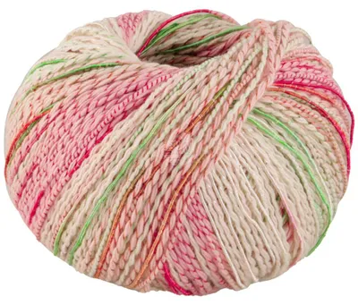 Produktbild von Lana Grossa - Torto 0005 pastellgrün rosa orange grün hellgrau