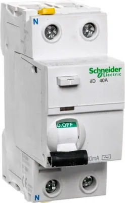 Produktbild von 2P 40A 0,3A Differenzialschutzschalter Typ AC iID A9Z14240