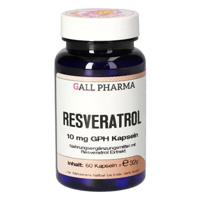 Produktbild von GALL PHARMA Resveratrol 10 mg GPH Kapseln, 60 St. Kapseln