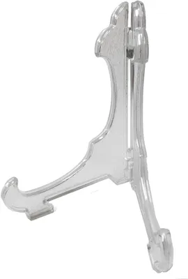 Tellerständer Acryl verstellbar Gelenke Präsentation 6-10 Zoll Transparent