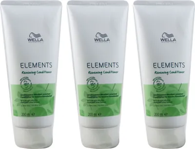Produktbild von Wella Elements stärkender Conditioner 3 x 200 ml Set