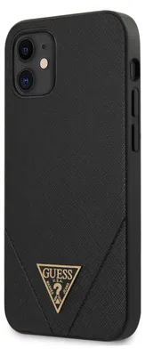 Produktbild von Guess Apple iPhone 12 Mini Black Back cover case - Saffiano