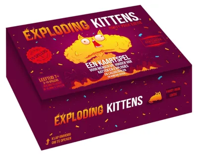 Obrázek produktu pro Exploding Kittens: Sada karet pro párty – edice pro 2–10 hráčů