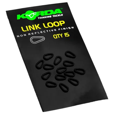 Produktbild von Korda Link Loop – 15 Ringe für Karpfenmontagen