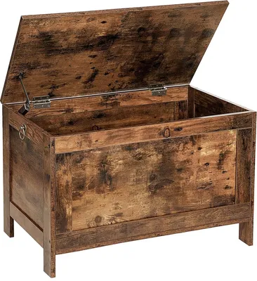 Produktbild von Sitzbank Spielkiste 76x40x48cm Vintagebraun