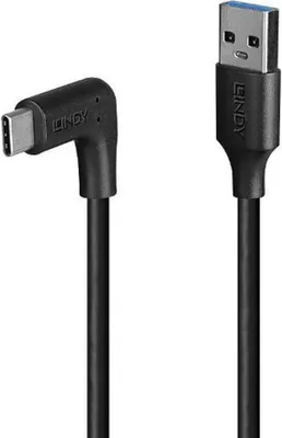 Image de LINDY 1.5m USB 3.2 Typ A an C Kabel 90 Grad gewinkelt