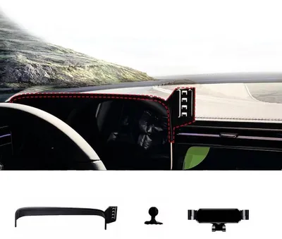 Image de Support de téléphone pour voiture, compatible avec différents modèles de smartphones