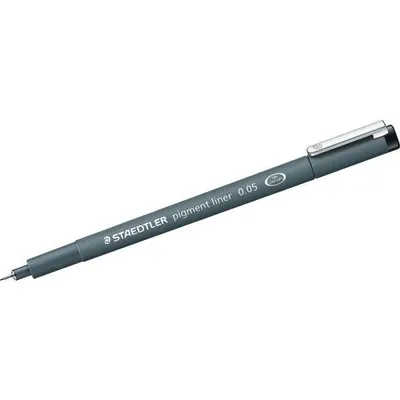 A single fineliner pen on a white background.
