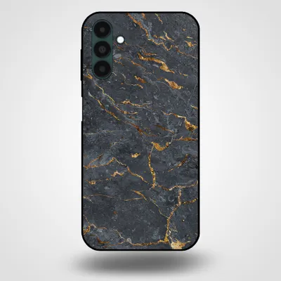 Zdjęcie produktu dla Smartphonica Etui na telefon Samsung Galaxy A04s z marmurowym nadrukiem - Etui z TPU z marmurowym wzorem - Złotoszary