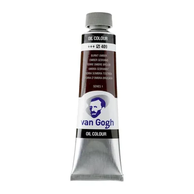 Image de Van Gogh 2054093 Peinture à l'huile Ombre brûlée 40 ml 1 pc