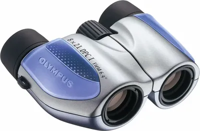 Zdjęcie produktu dla Olympus 8x21 DPC I, Porro, 8x, 2,1 cm, Niebieski, Srebrny, 170 g