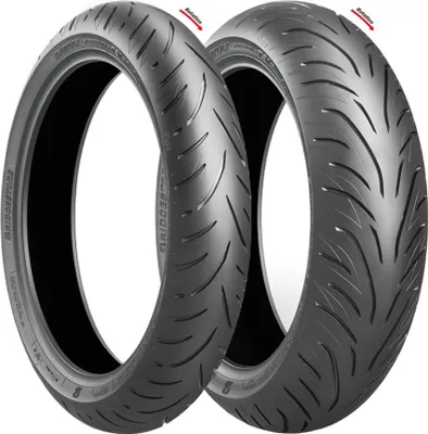 Productafbeelding van Bridgestone motorbanden, auto banden, type T 31 F (120/70 ZR17 TL (58W) M/C, voorband)