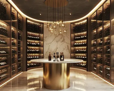 Productafbeelding van Weinlagerregal Weinschrank Weinablage Flaschenregal Weinmöbel Weinarchiv