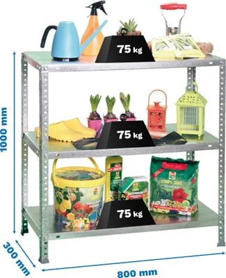 Produktbild von ADVANTAGE MINI 3/300 1000 Halterung aus verzinktem Metall
