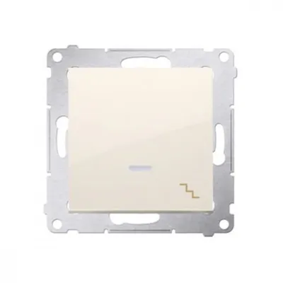 Obrázok produktu pre Kontakt-Simon DW6L.01/41, Plast, Biela, IP20, IP44, 250 V, 10 A, 75 mm