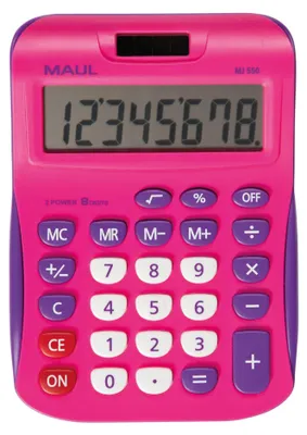 Imagen del producto de MAUL 7263422 MAUL MJ 550 Tischrechner pink