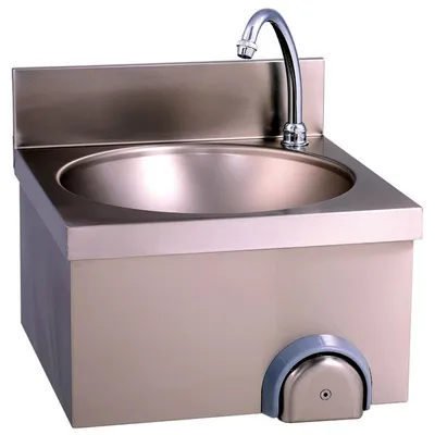 Zdjęcie produktu dla Prostokątna umywalka KBS z timerem i baterią, 400 x 400 x 235 mm