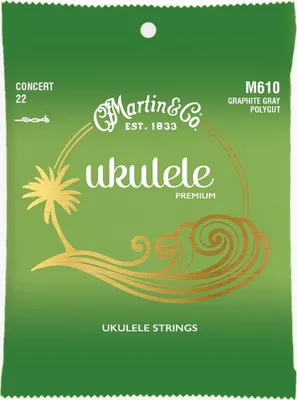 Obrázek produktu pro Martin M610 Premium Graphit Grey Polygut – koncertní ukulele