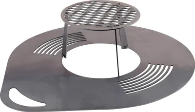 Produktbild von Runde Grillplatte 60 cm - Langlebig & Vielseitig für Grillen und Outdoor-Kochen