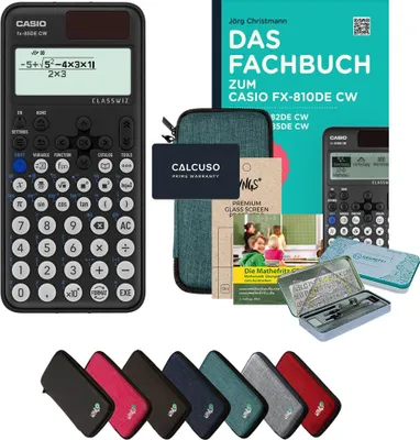 Produktbild von CALCUSO Streberpaket Türkis mit Taschenrechner Casio FX-85DE CW