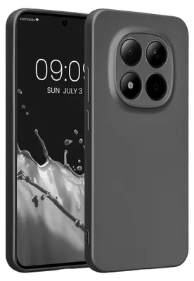 Produktbild von kwmobile Handyhülle für Xiaomi Redmi Note 15 Pro 5G Hülle - weiche Silikon Case metallisch schimmernd - Schutzhülle Cover - Metallic Grau