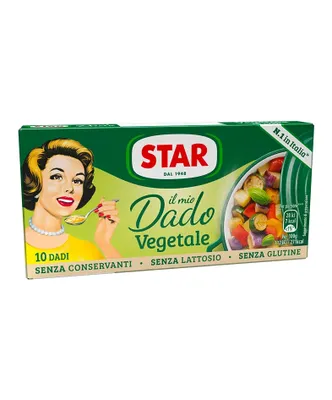 Produktbild von Dado per Brodo Vegetale 10x100g Brühwürfel - Star