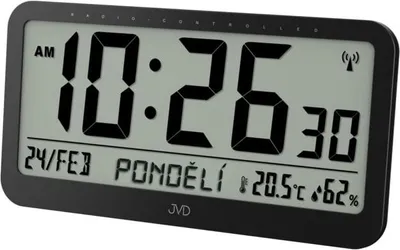 Obrázok produktu pre Digitálne hodiny JVD RB9359.1, 40cm čierna